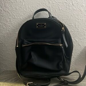 Kate Spade New York Black Nylon Bradley Wilson Road Backpack Approx. 11x9x6